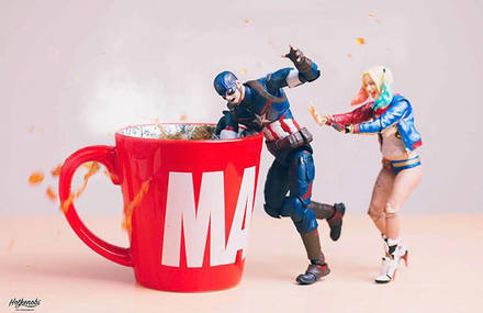 Splendid Photographies of Superheroes Figurines