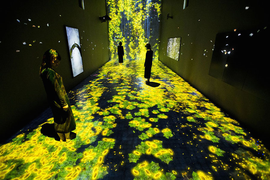 Immersive Interactive Installation in an Art Gallery in London-5