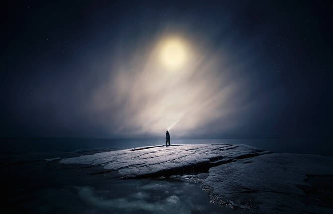 Incredible Full Moon Photo Series by Mika Suutari