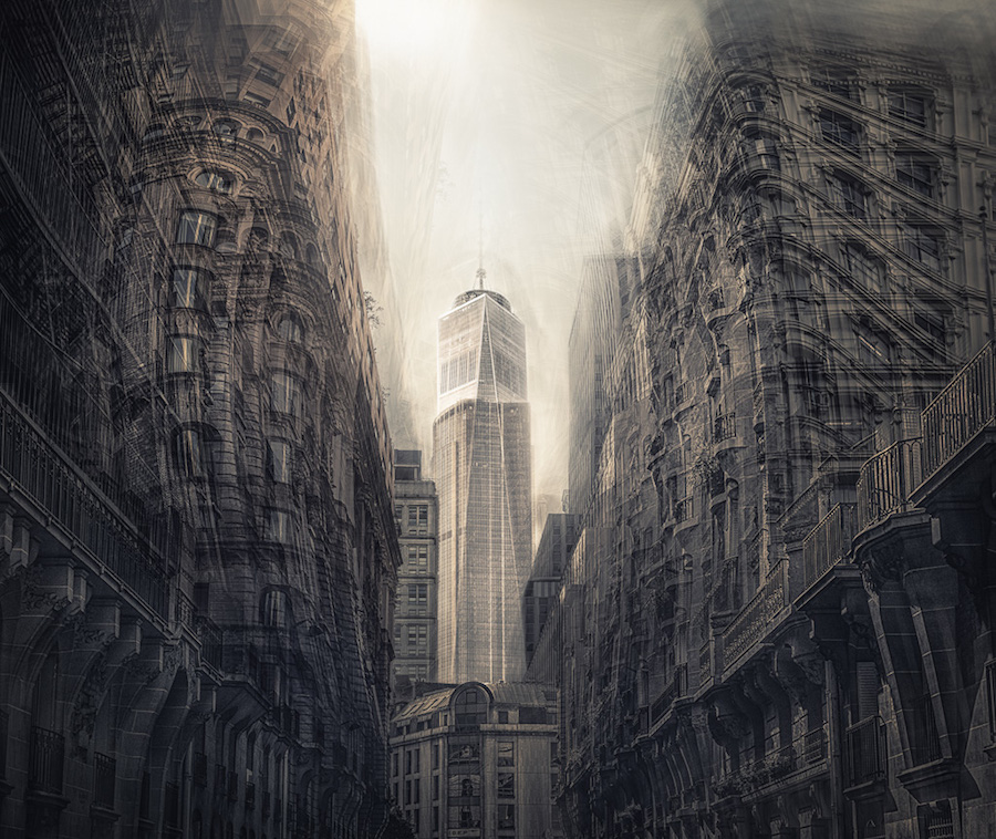 Incredible Project Mixing Photos of Paris and New York-4