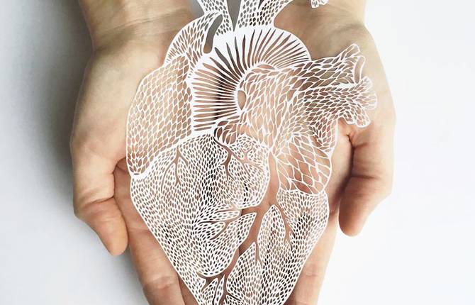 Incredibly Accurate Papercuts of Organs