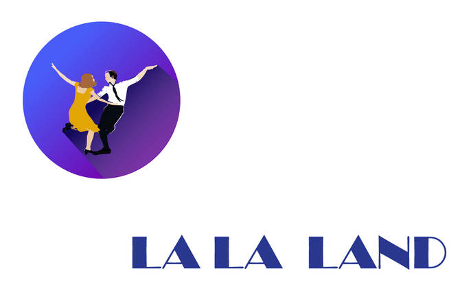 Wonderful Flat Logos of the Best Movie Nominations