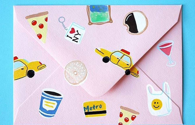 Cute & Colorful Mail Illustrations by Lucy Mail