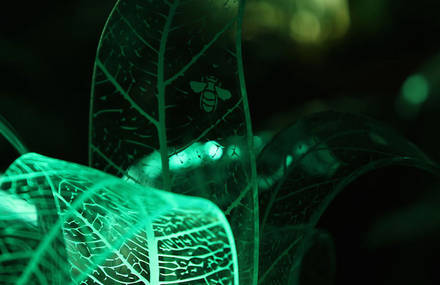 Original Tropical Flowers Pots Lights