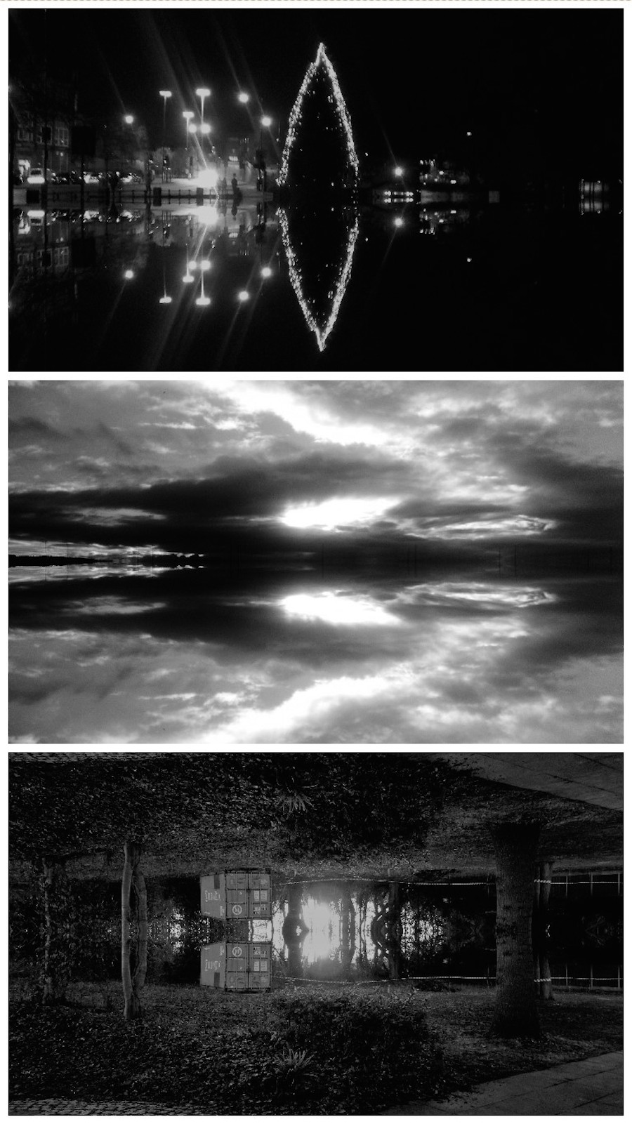 Mirror Landscapes in Black and White-2