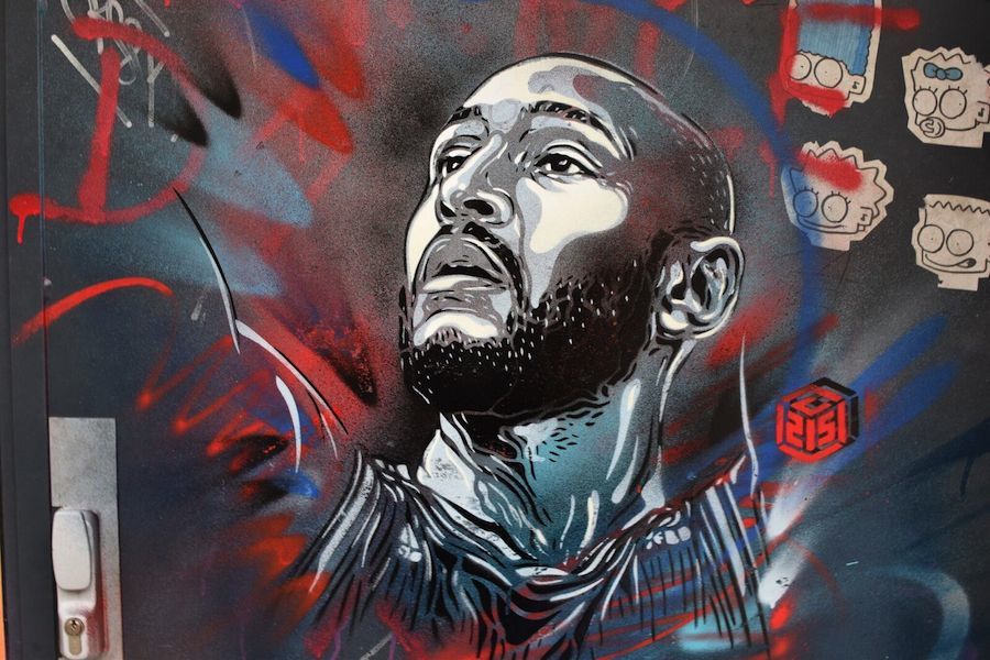 New C215 Exhibition About Athletes in Nice, France-12