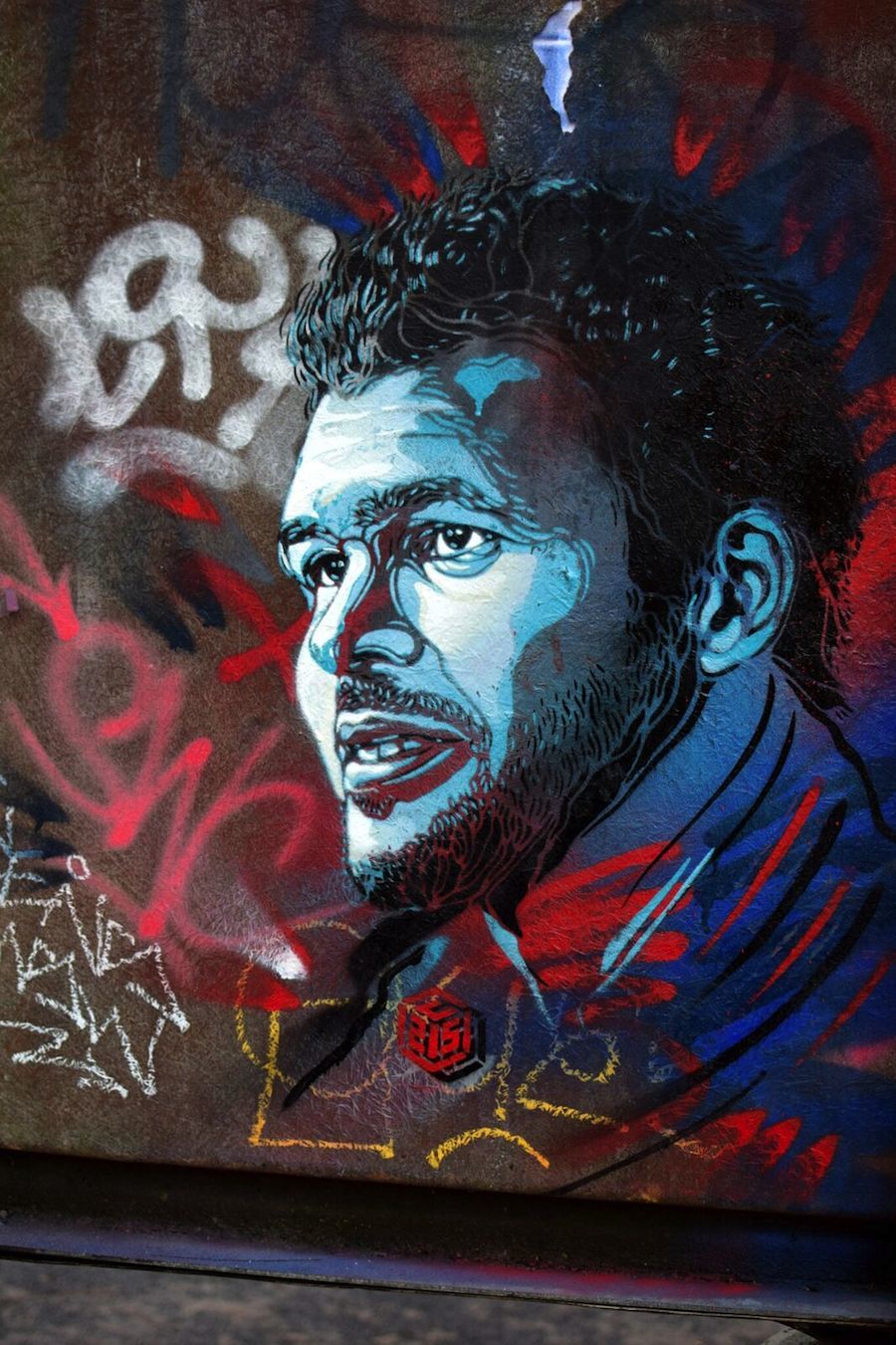 New C215 Exhibition About Athletes in Nice, France-13