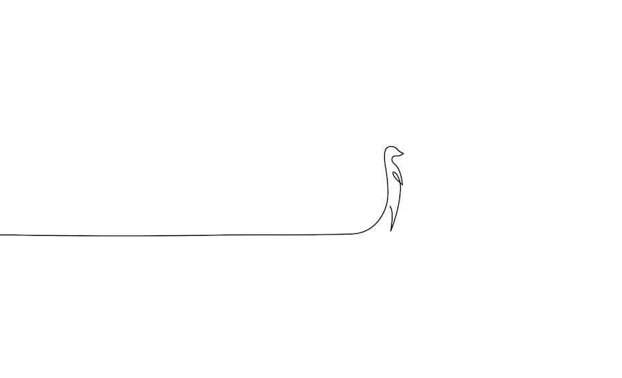 New Series of Animals in One Line by Differantly-10