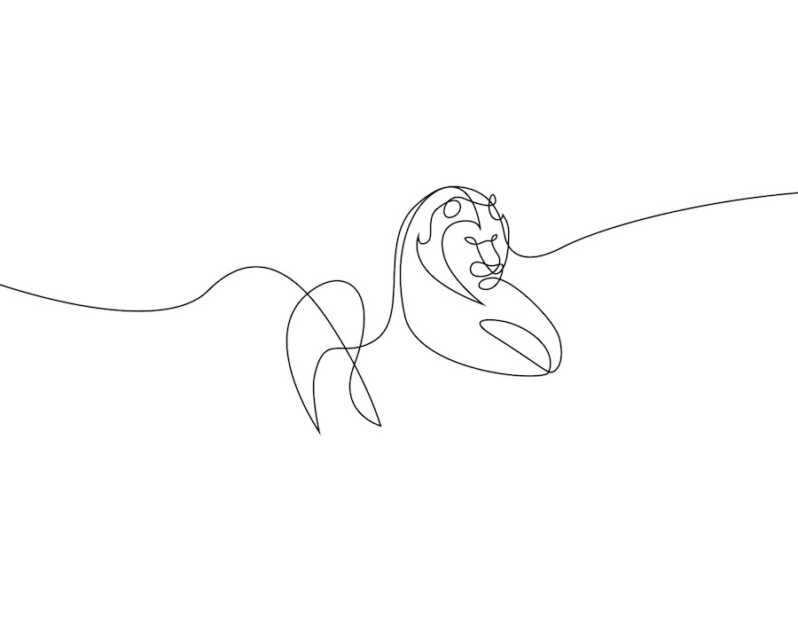 New Series of Animals in One Line by Differantly-2