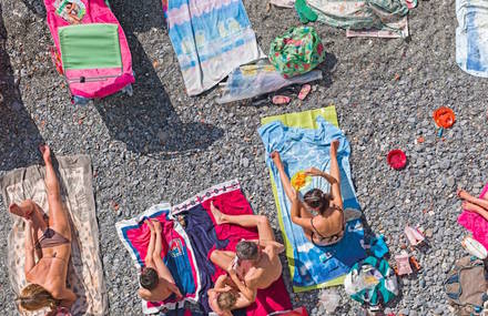 Colorful Photographs of Italians Private Beaches