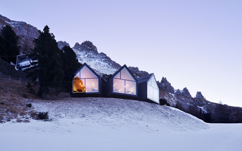 Obereggen mountain hut in Italian Alps1