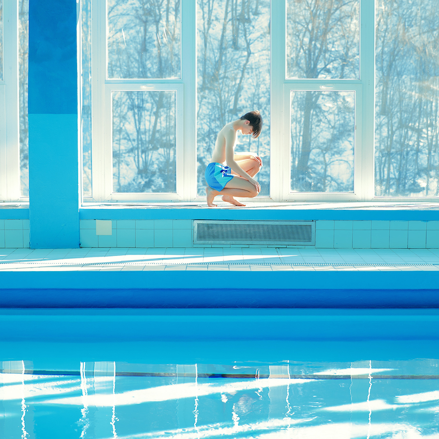 Snow Pool Photo Series by Maria Svarbova-2