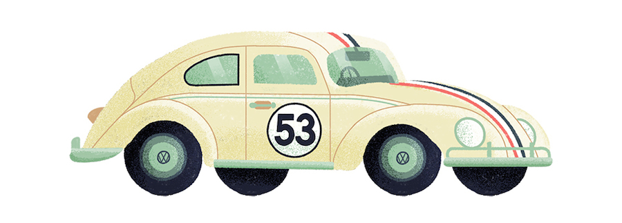 Stylish Illustrations of Classic Automobiles bu Studio MUTI-12