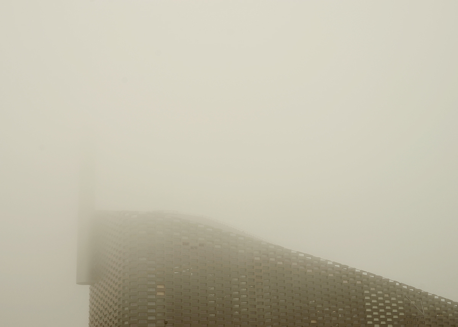 Surreal Factory Surrounded with Fog in Denmark-2