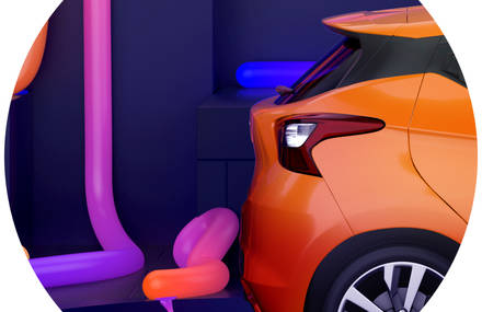 Pop 3D Digital Artwork at Night Light by Tavo