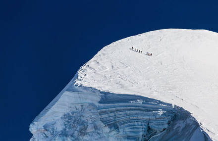 Wonderful View of Alps Summits