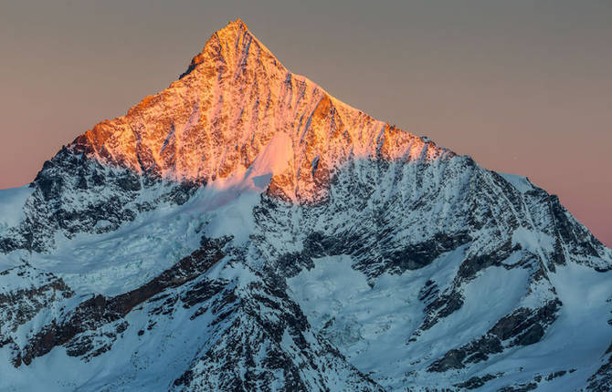 Wonderful View of Alps Summits