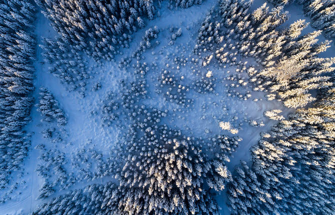 Breathtaking Winter Aerial Pictures