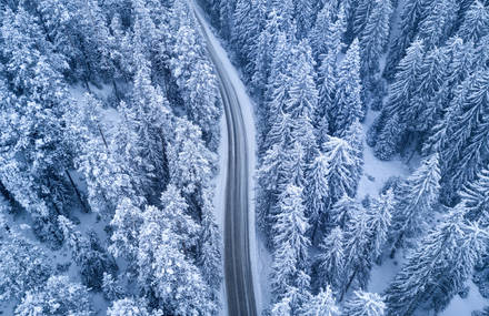 Breathtaking Winter Aerial Pictures