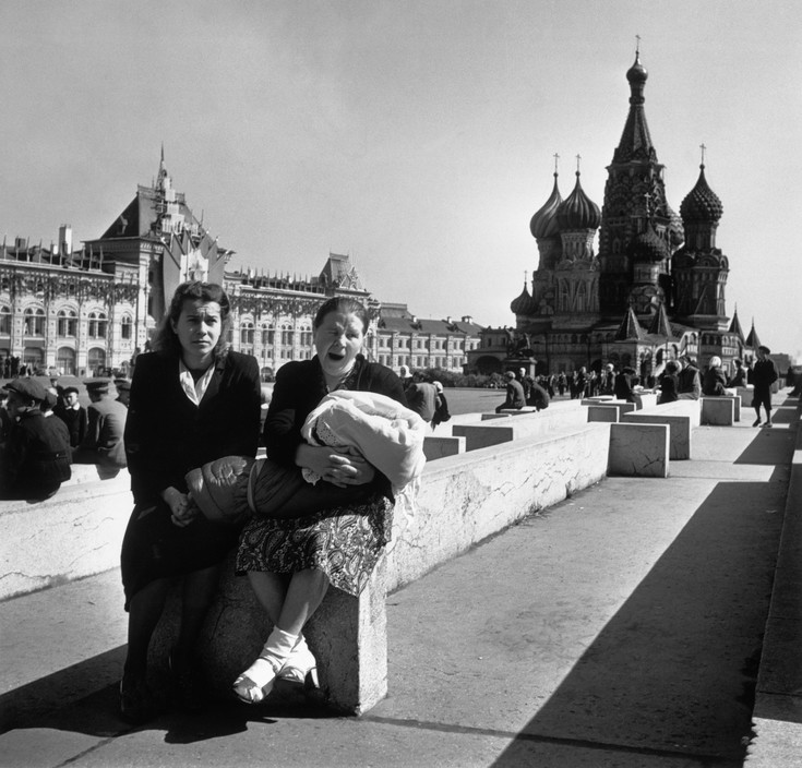 USSR. Moscow's Red Square with the Church of St Basil in the background. 1947.