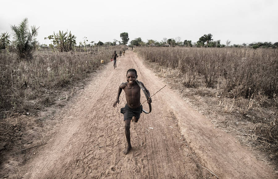 Candid Portraits of Children in Togo