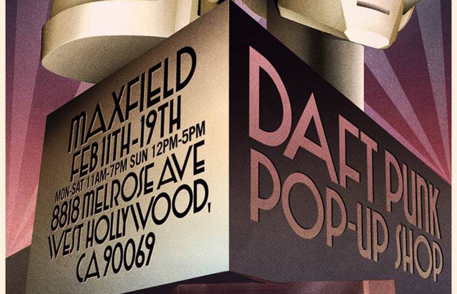 New Daft Punk Pop Up Store in West Hollywood