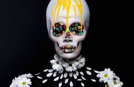 Amazing Japanese Pop Art Face Painting