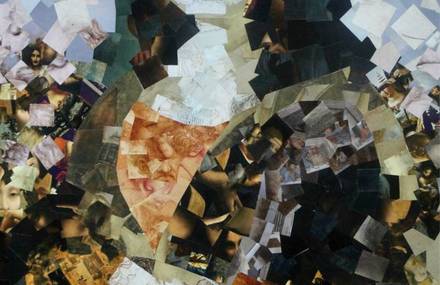 Incredible Collages with Old Magazines Fragments