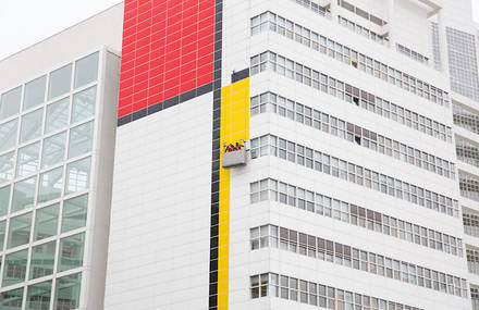The Largest Replica of Mondrian in The Hague