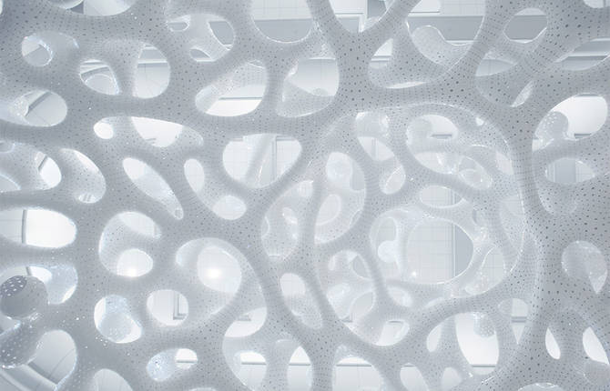 Monumental Coral Installation by Marc Fornes