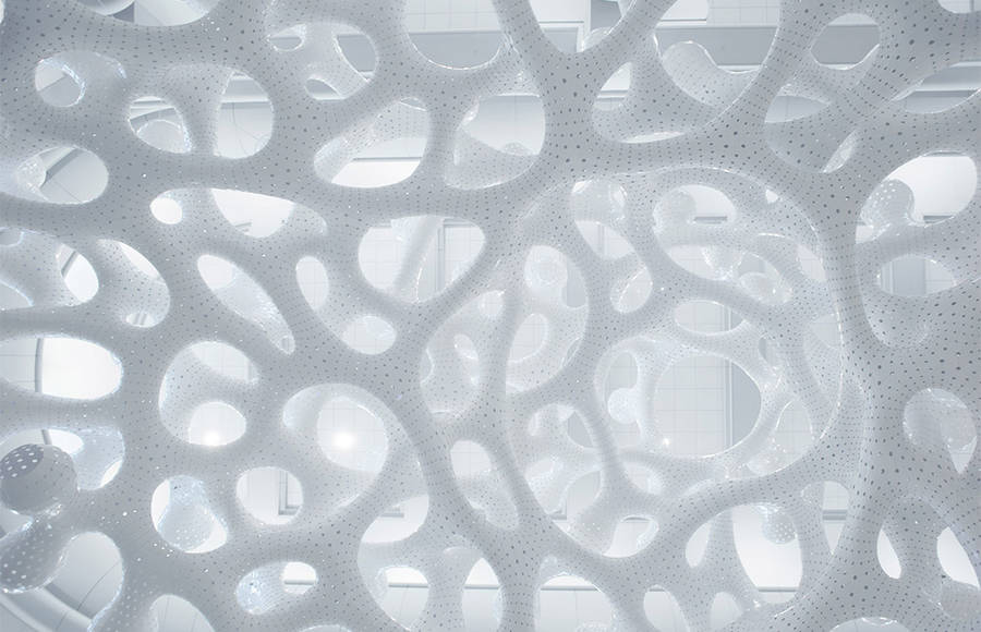 Monumental Coral Installation by Marc Fornes