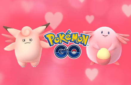 Pink Pokémon Go for Valentine’s Day