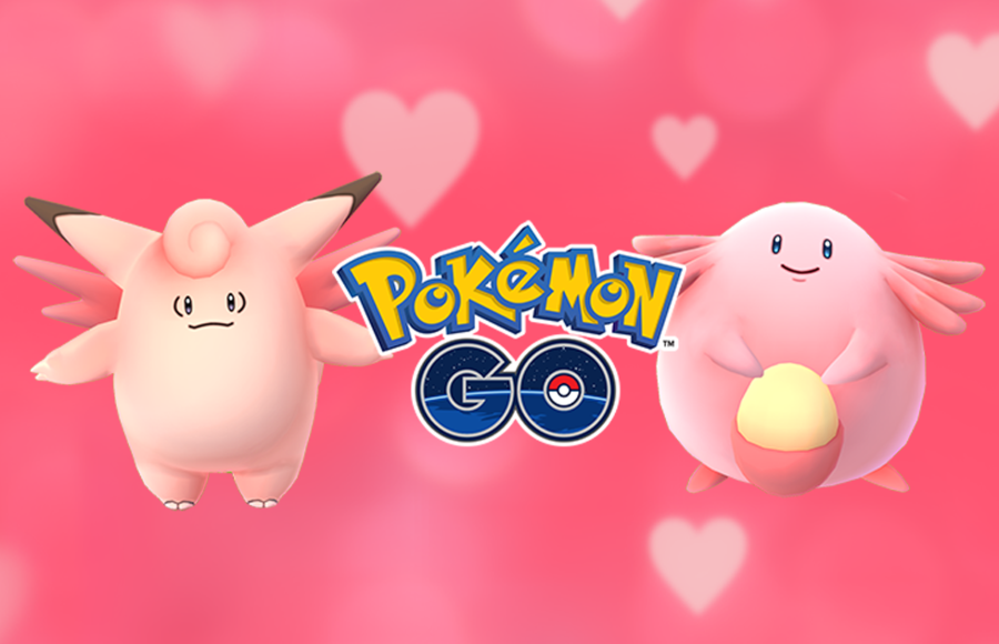 Pink Pokémon Go for Valentine’s Day