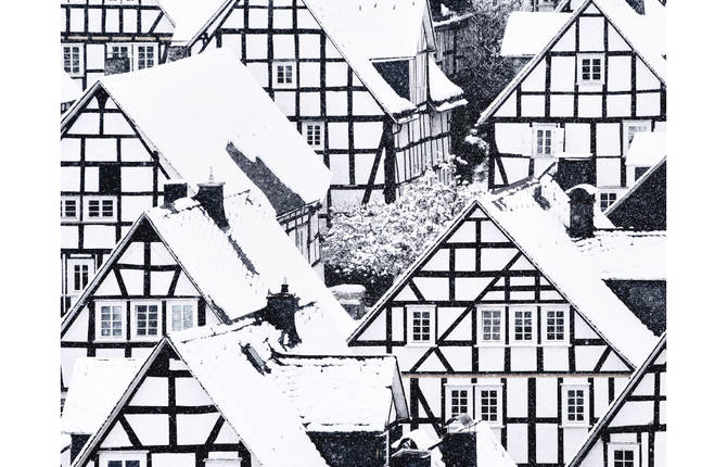 White Square Pictures of Winter