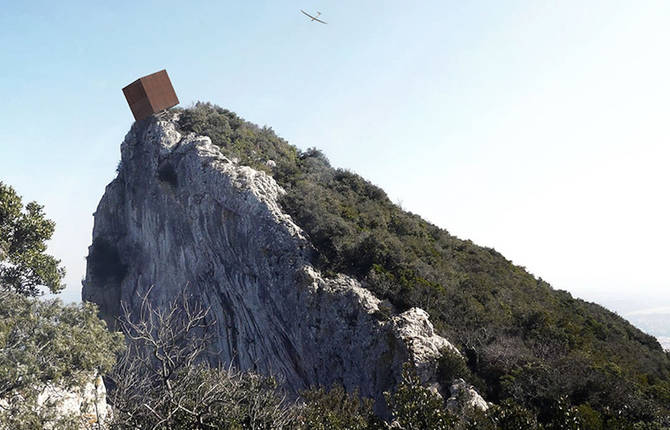 Vertiginous Belvedere in Montpellier, France