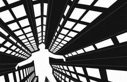 Splendid Tribute to Alfred Hitchcock by Eduard Cirstea