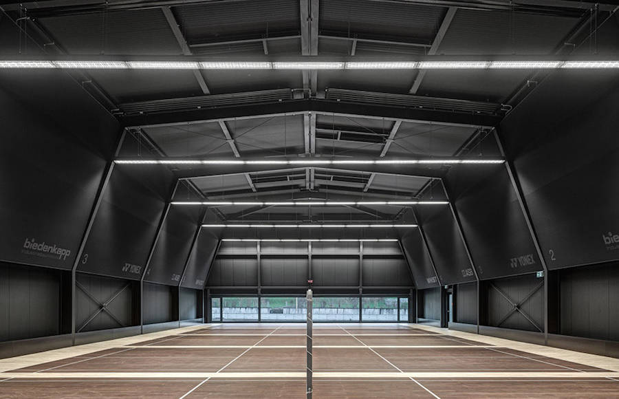 Splendid Badminton Complex in Switzerland