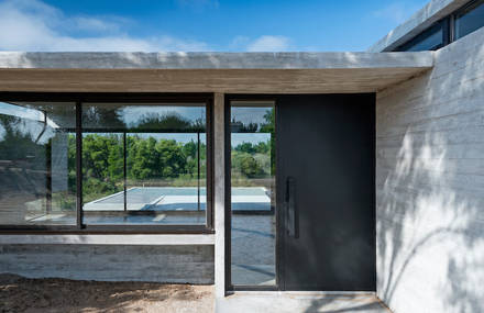 Concrete Blocks House by Luciano Kruk in Buenos Aires