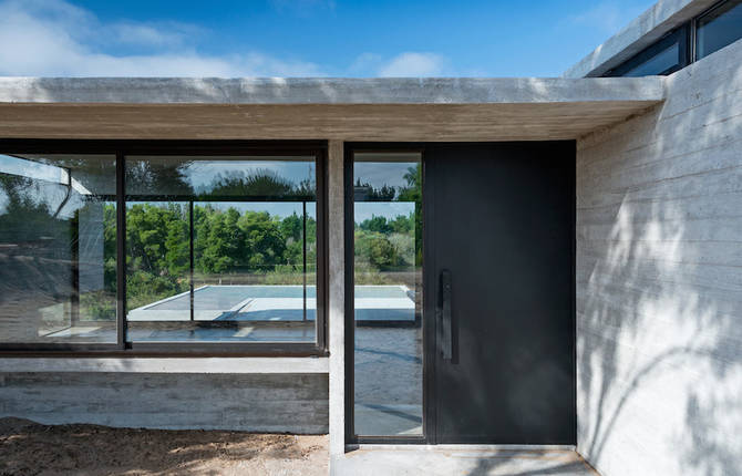 Concrete Blocks House by Luciano Kruk in Buenos Aires