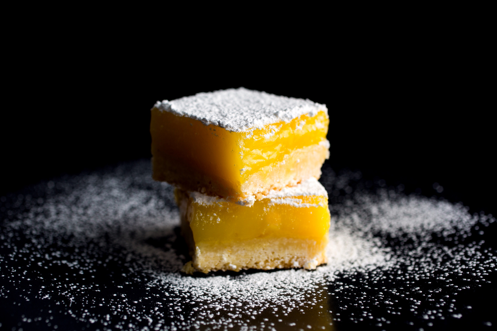 Olive oil lemon cake bars