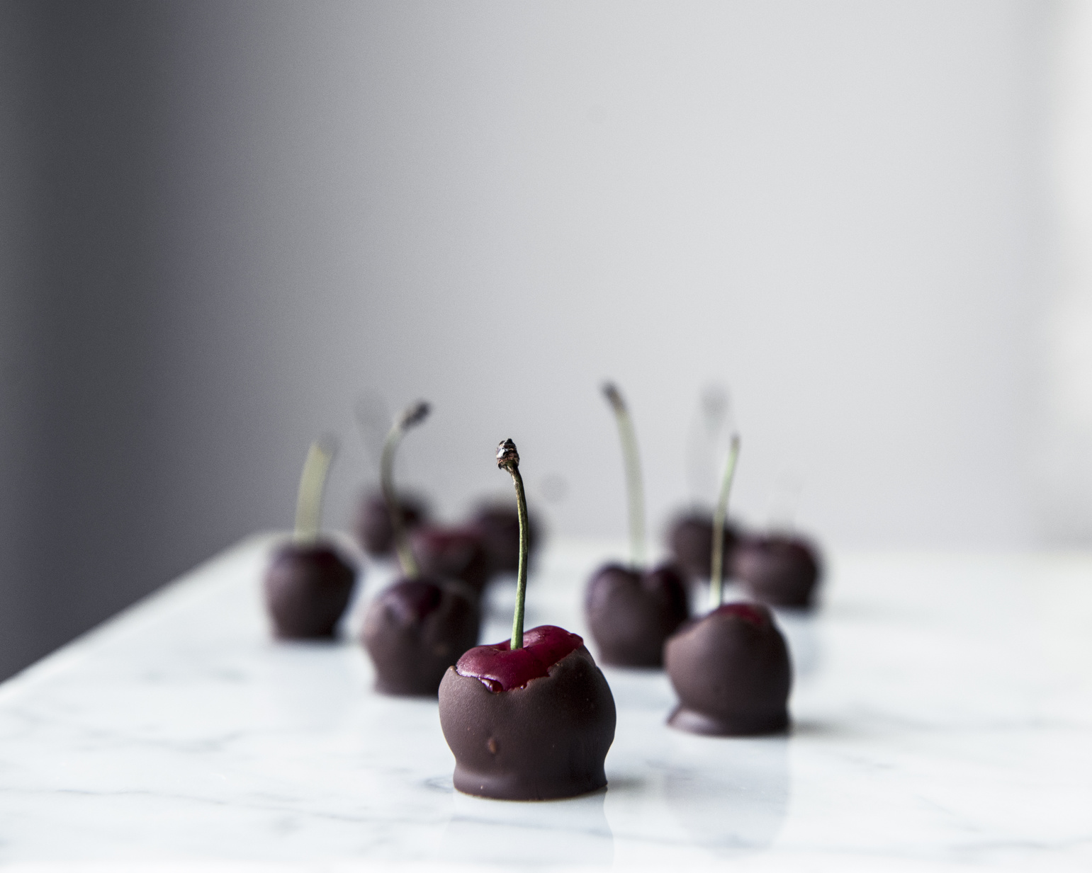 Cherries in chocolate