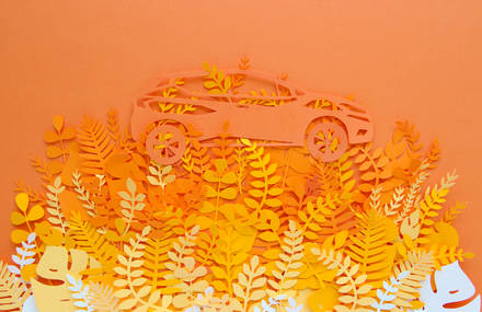 Colorful Paper Art Creation by Aurélie Cerise