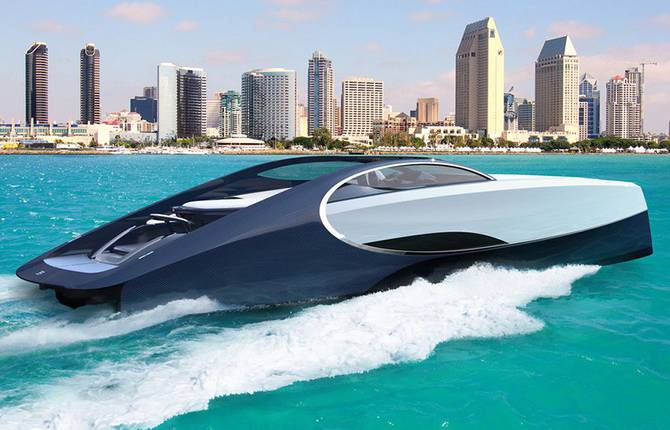 Amazing Bugatti and Palmer Johnson Yacht Niniette 66