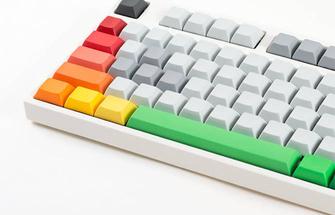 Colored Keyboard by Candykeys
