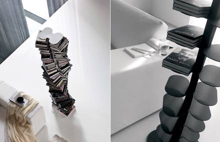 Beautiful DNA Design Bookcase