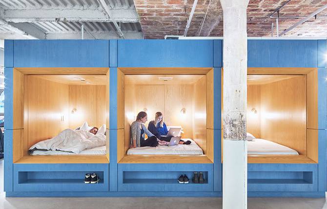 Dazzling Sleeping Spaces at Manhattan Offices