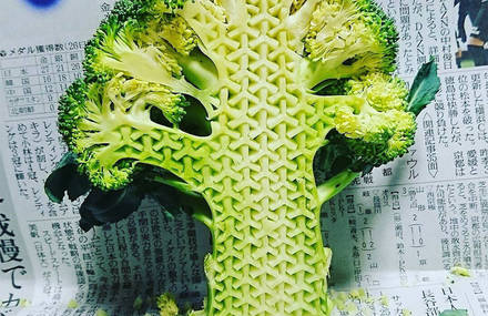 Poetic Fruits and Vegetables Carvings by Gaku