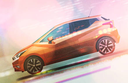 Colorful Car Illustrations by James Gilleard