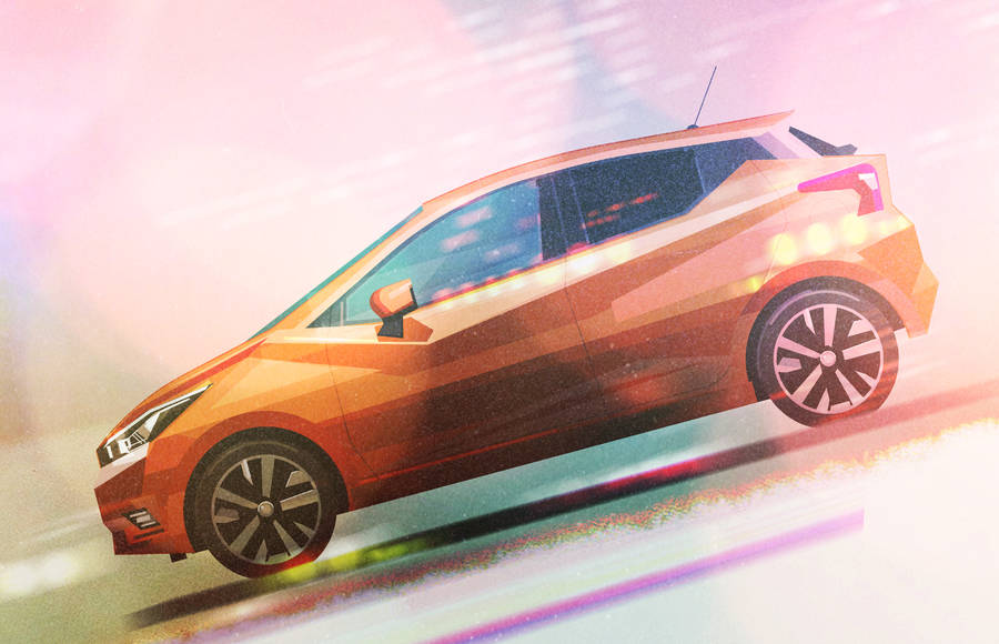Colorful Car Illustrations by James Gilleard