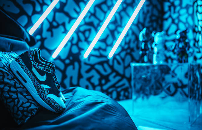 Beautiful Set-Up in Paris for the Air Max 1 Atmos Elephant Relaunch